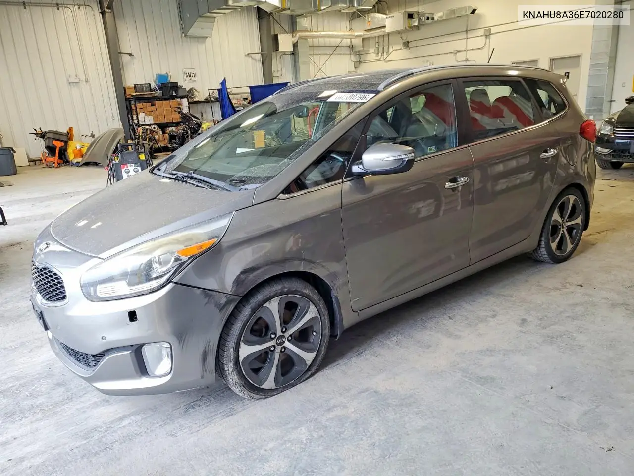 2014 Kia Rondo VIN: KNAHU8A36E7020280 Lot: 60580796