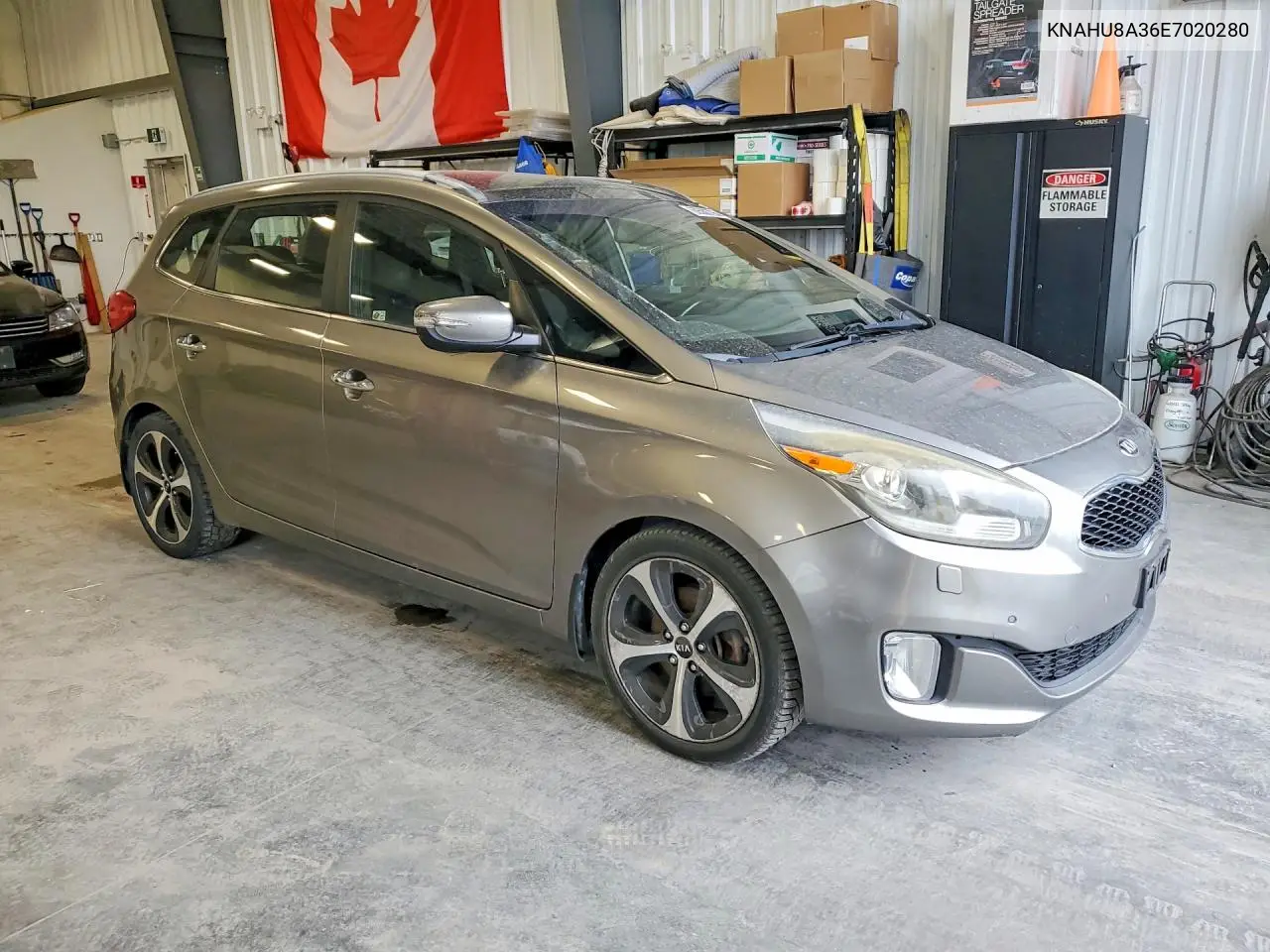 2014 Kia Rondo VIN: KNAHU8A36E7020280 Lot: 60580796