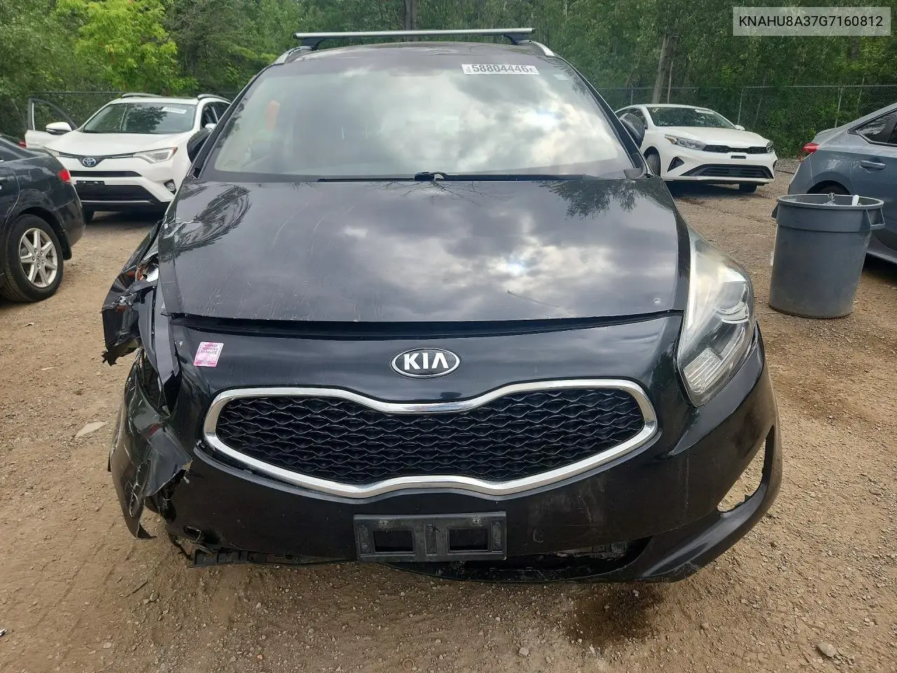 2016 Kia Rondo VIN: KNAHU8A37G7160812 Lot: 58804446