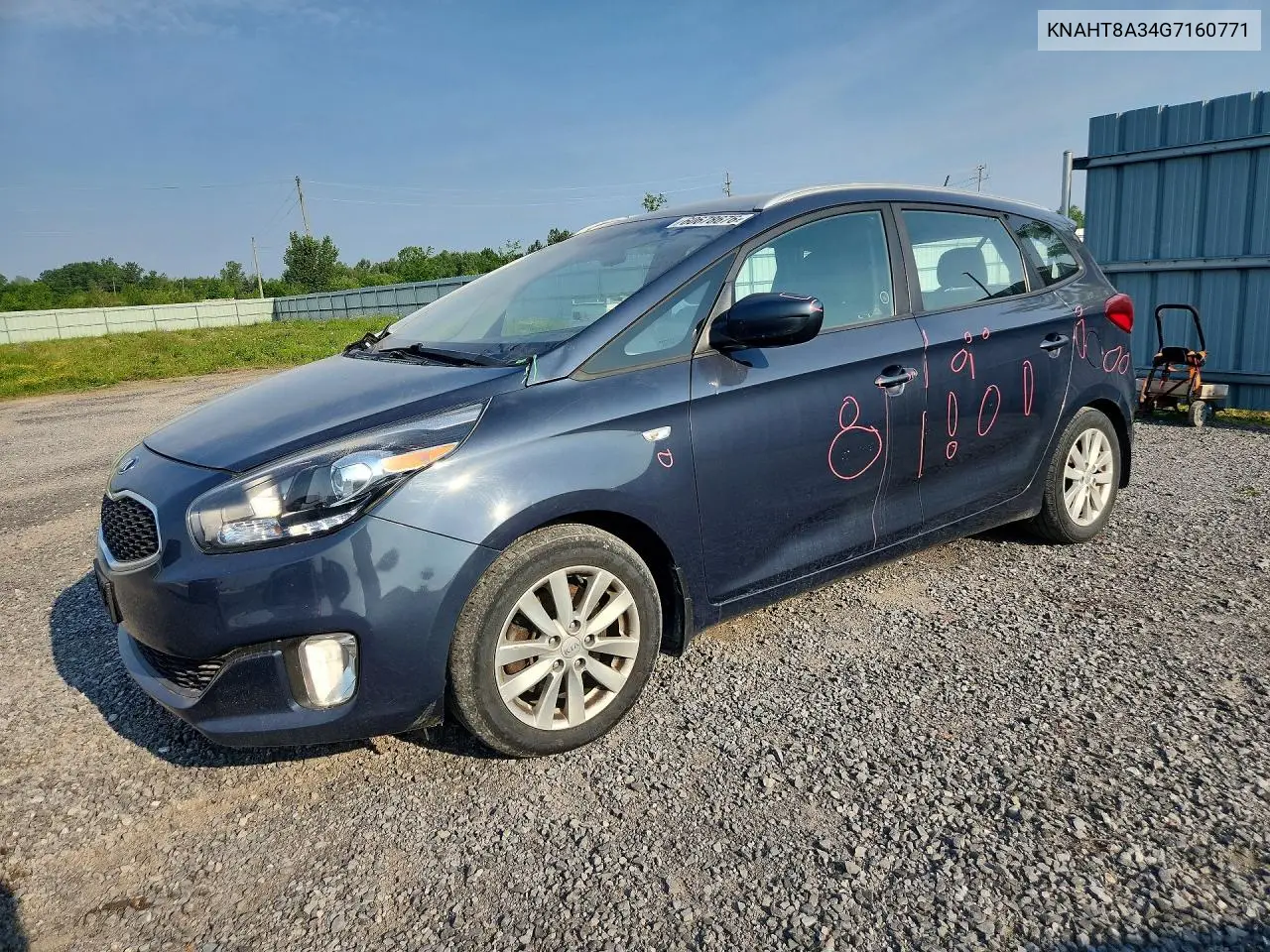 2016 Kia Rondo VIN: KNAHT8A34G7160771 Lot: 60678676