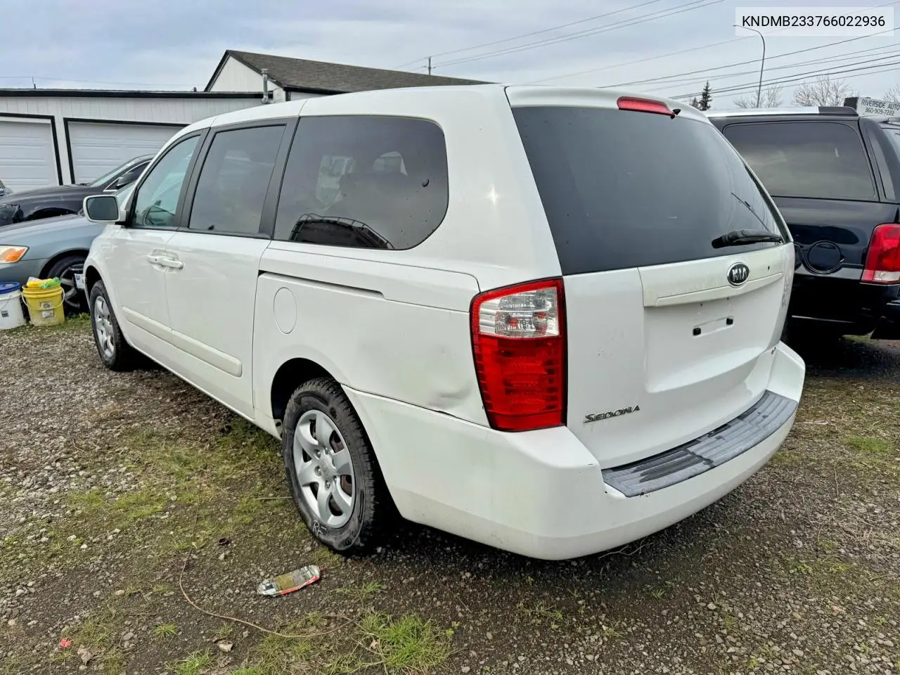 2006 Kia Sedona Lx VIN: KNDMB233766022936 Lot: 54927676