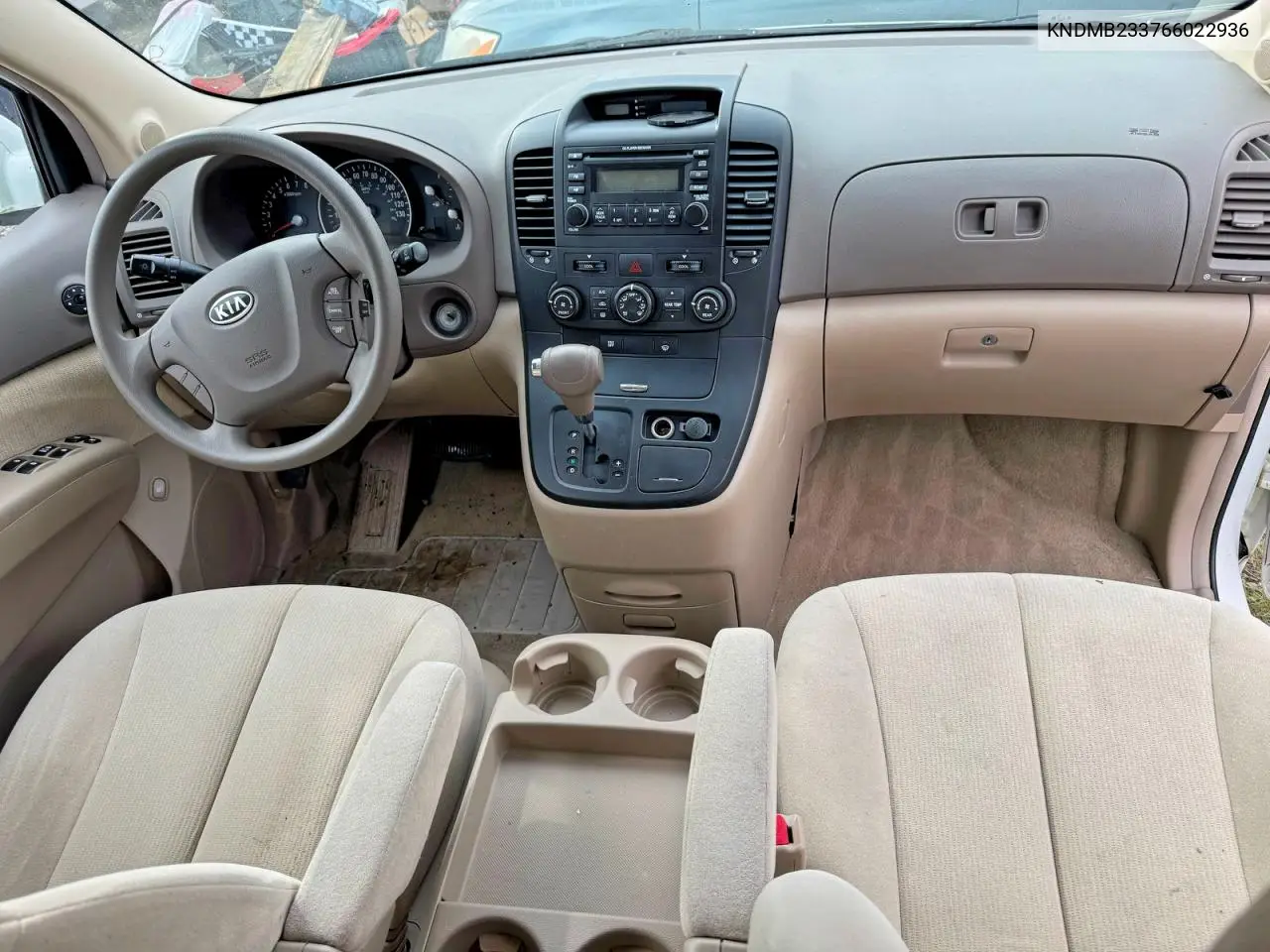 2006 Kia Sedona Lx VIN: KNDMB233766022936 Lot: 54927676