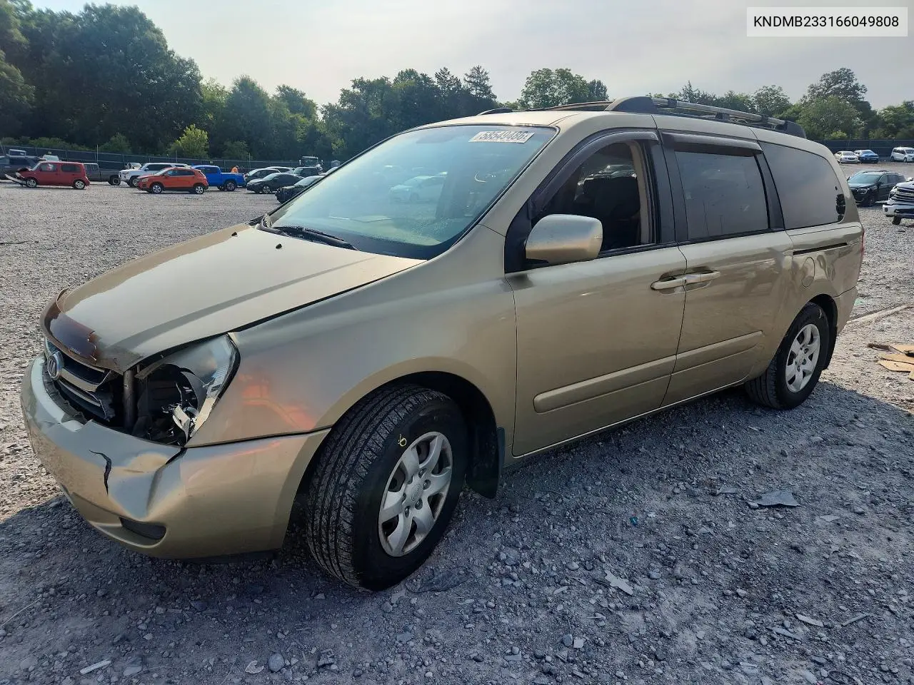 2006 Kia Sedona Lx VIN: KNDMB233166049808 Lot: 58549486