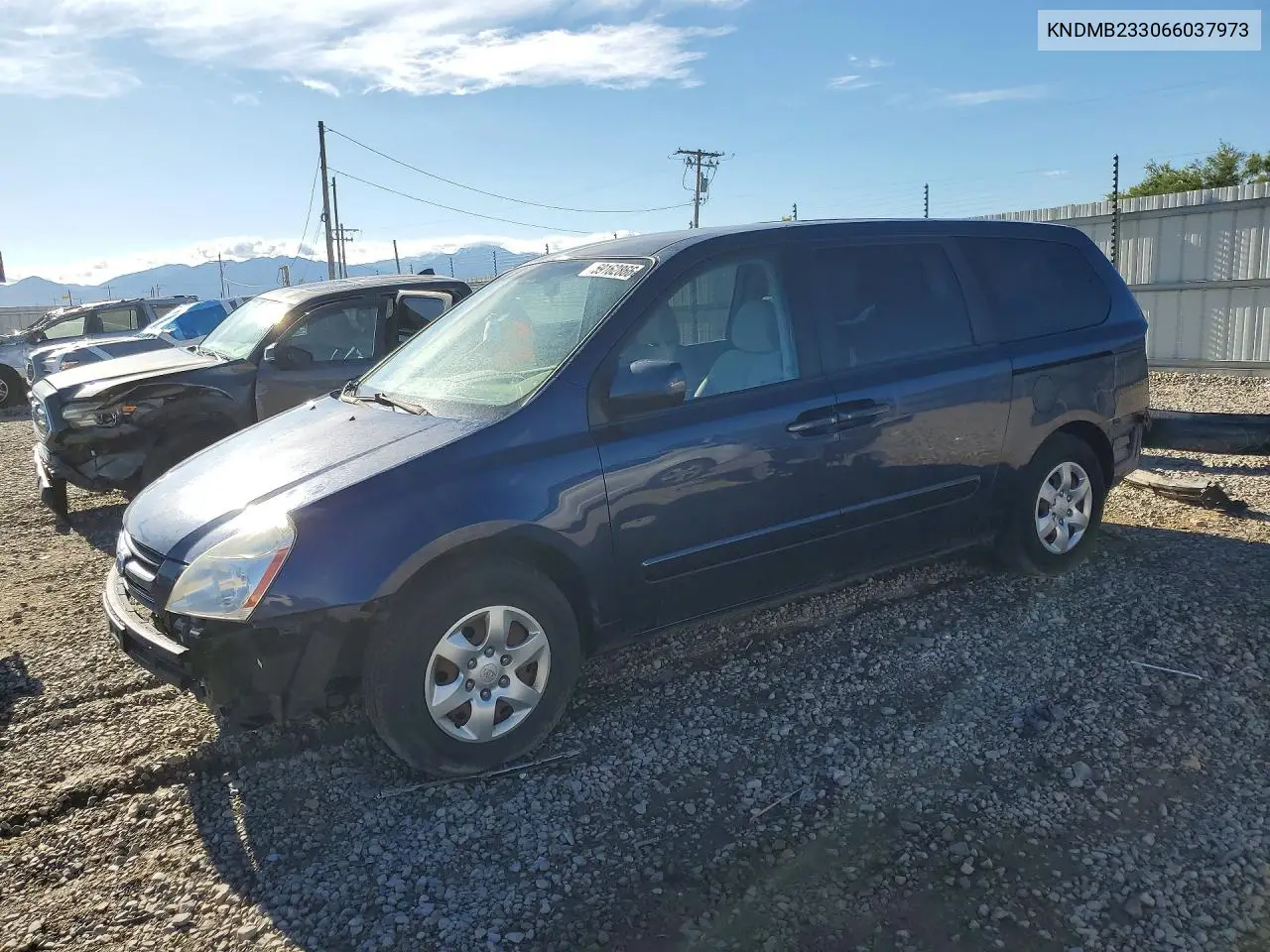 2006 Kia Sedona Lx VIN: KNDMB233066037973 Lot: 59162866