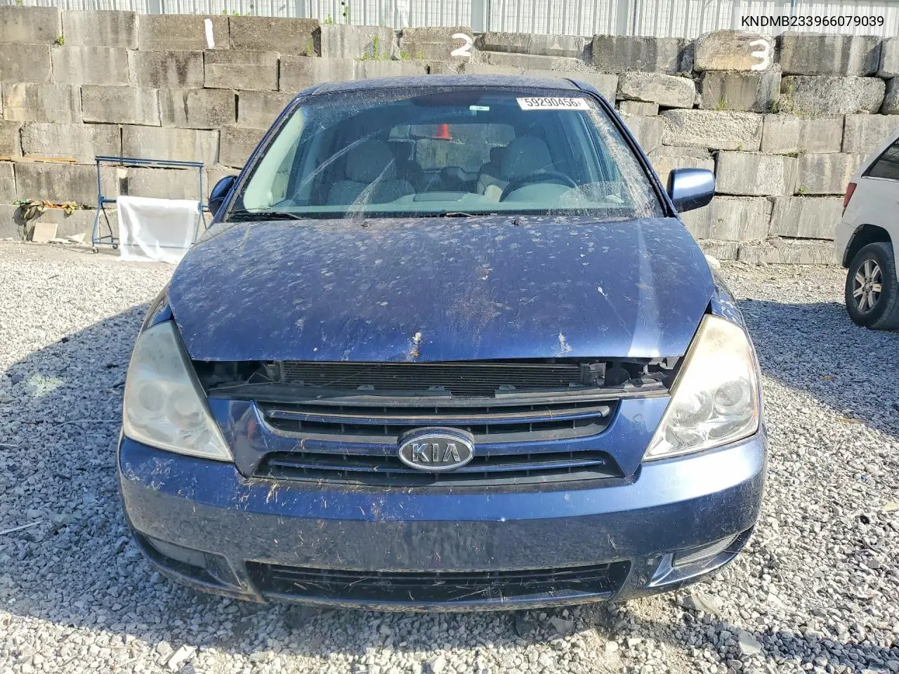 2006 Kia Sedona Lx VIN: KNDMB233966079039 Lot: 59290456