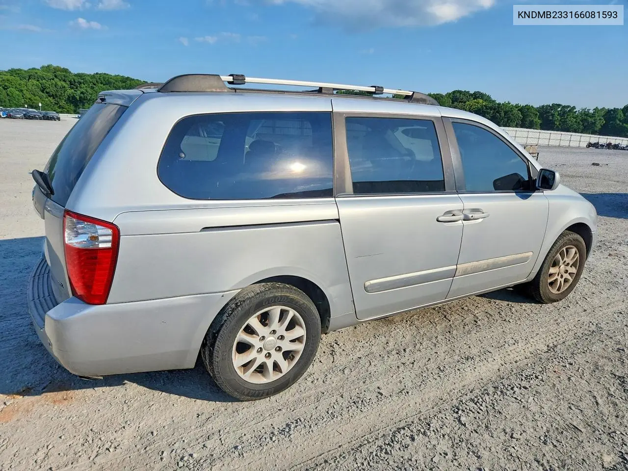 2006 Kia Sedona Lx VIN: KNDMB233166081593 Lot: 60840556