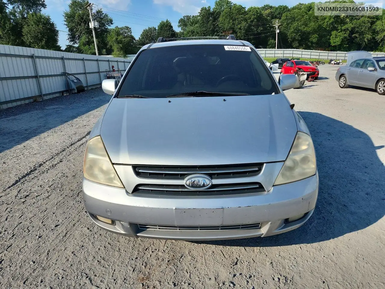 2006 Kia Sedona Lx VIN: KNDMB233166081593 Lot: 60840556