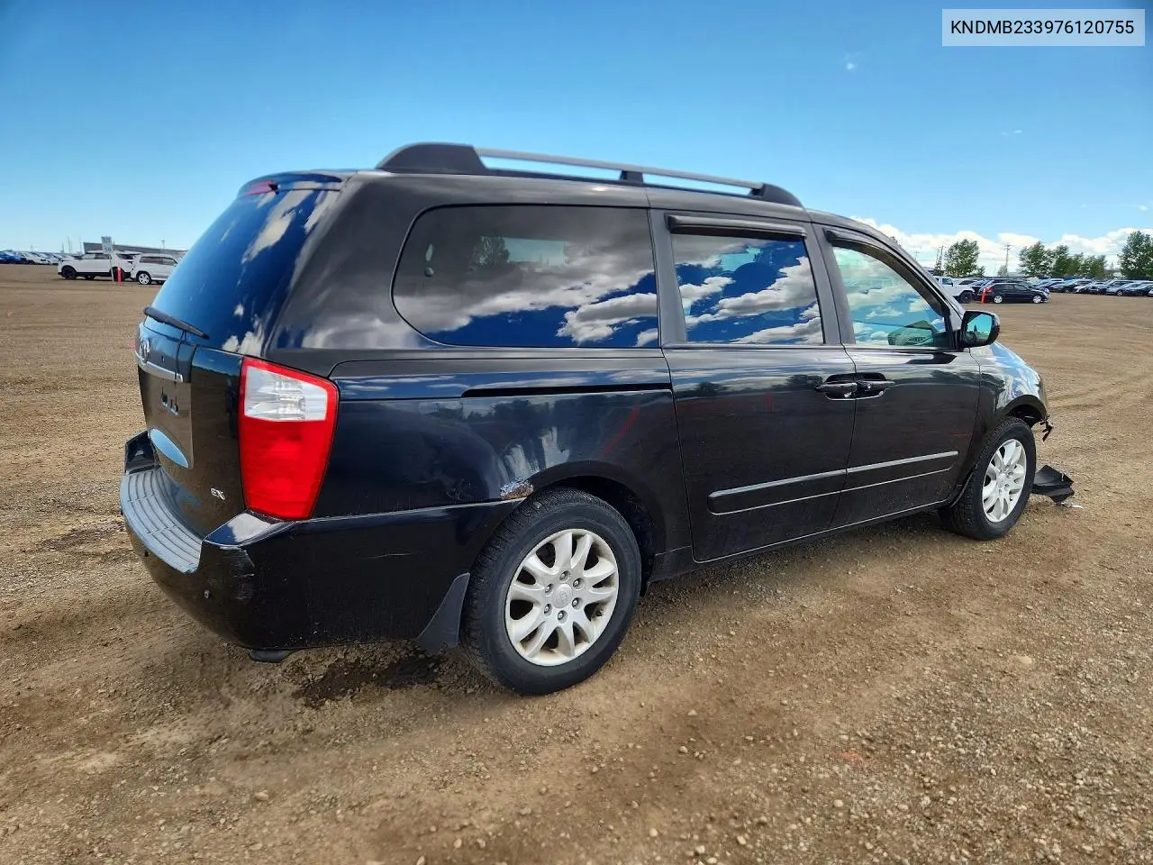 2007 Kia Sedona Base VIN: KNDMB233976120755 Lot: 59366626