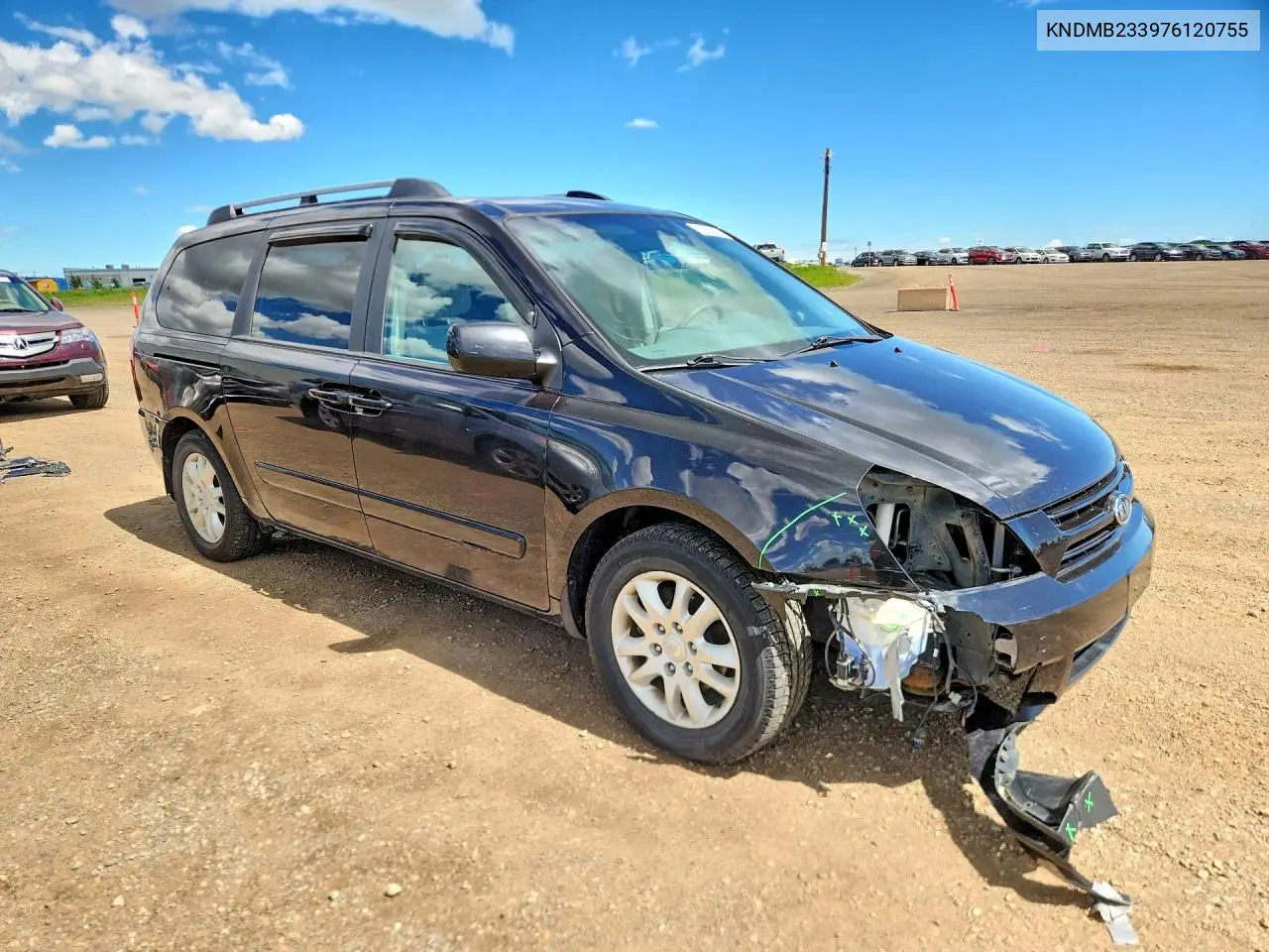 2007 Kia Sedona Base VIN: KNDMB233976120755 Lot: 59366626