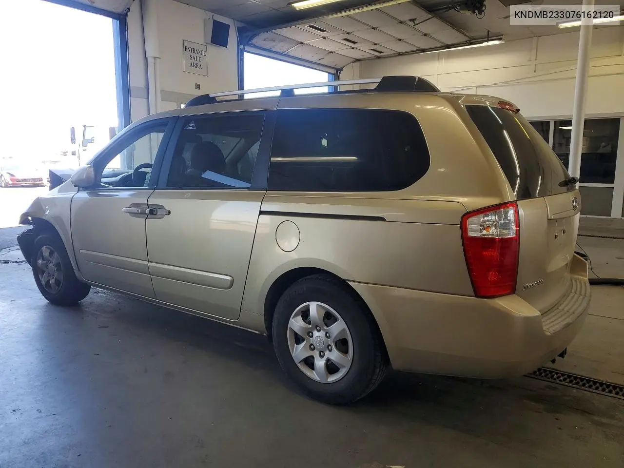 2007 Kia Sedona Base VIN: KNDMB233076162120 Lot: 61169906