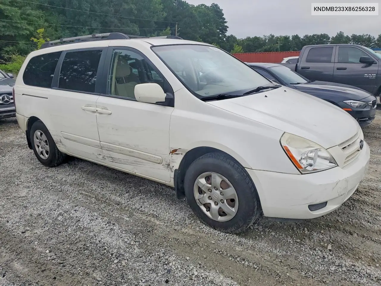2008 Kia Sedona Ex/Lx VIN: KNDMB233X86256328 Lot: 60022146