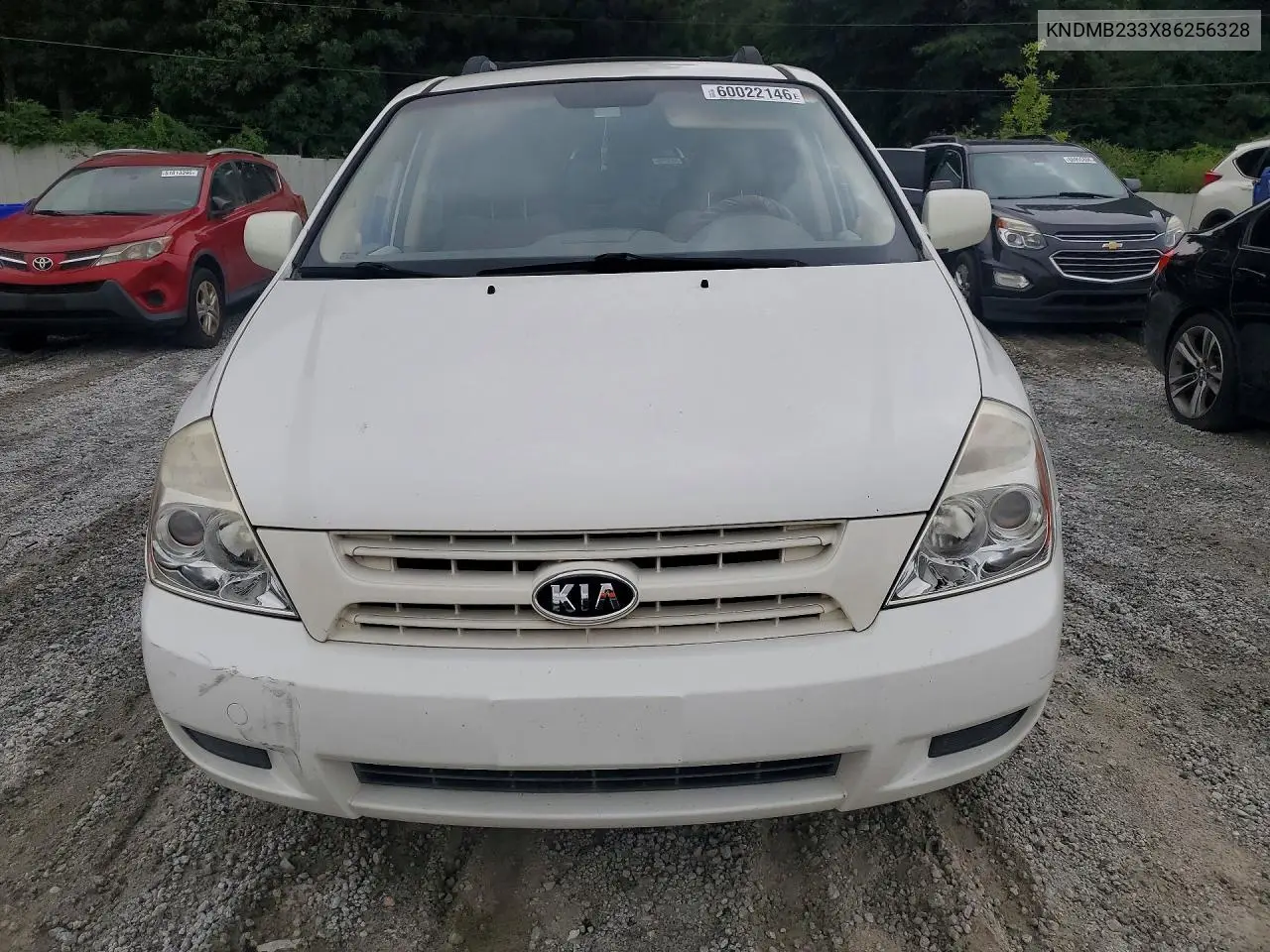 2008 Kia Sedona Ex/Lx VIN: KNDMB233X86256328 Lot: 60022146