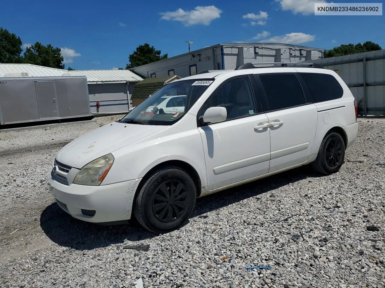 2008 Kia Sedona Lx VIN: KNDMB233486236902 Lot: 85985895