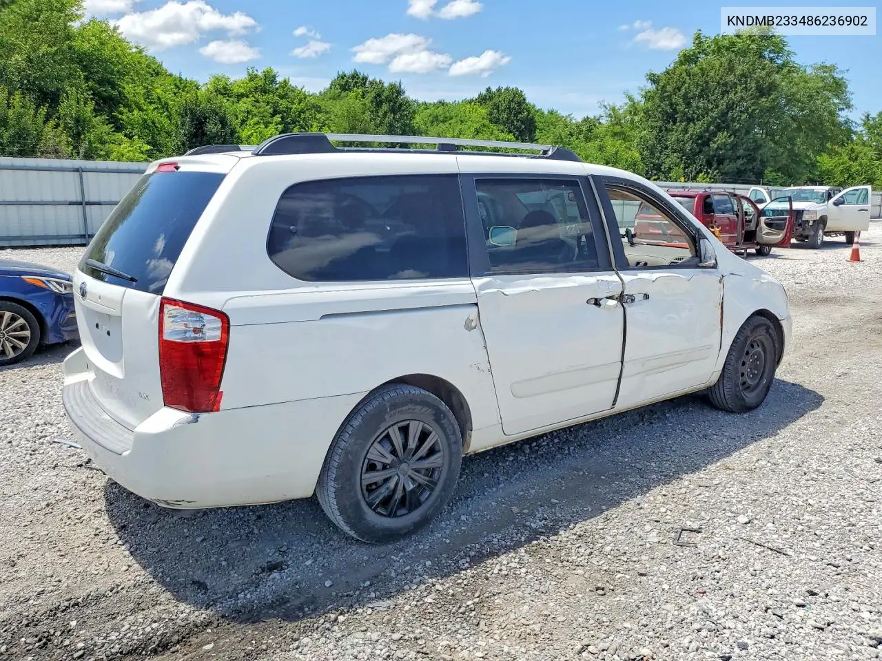2008 Kia Sedona Lx VIN: KNDMB233486236902 Lot: 85985895