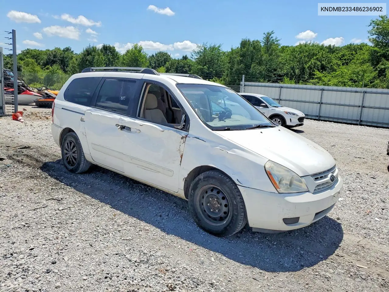 2008 Kia Sedona Lx VIN: KNDMB233486236902 Lot: 85985895