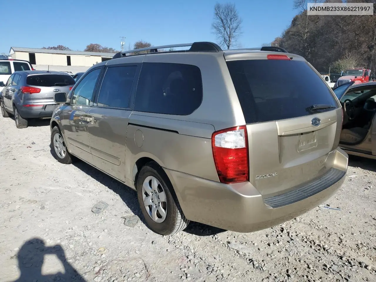 KNDMB233X86221997 2008 Kia Sedona Ex