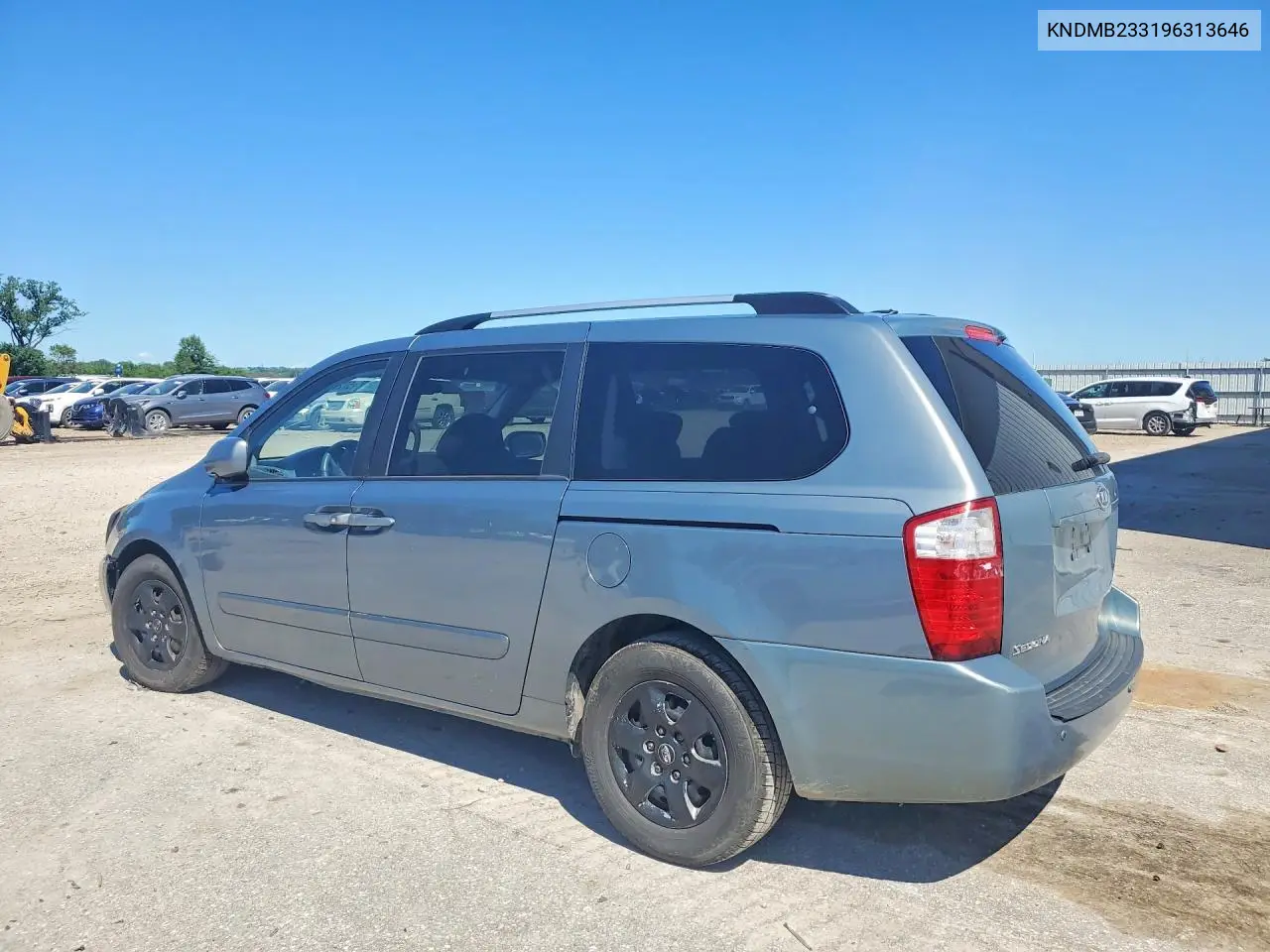 2009 Kia Sedona Lx VIN: KNDMB233196313646 Lot: 57256456