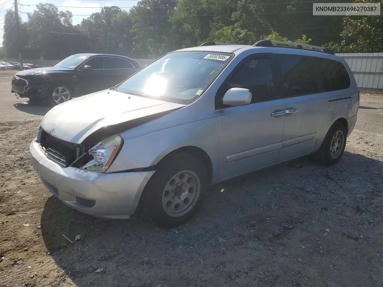 2009 Kia Sedona Lx VIN: KNDMB233696270387 Lot: 58003986