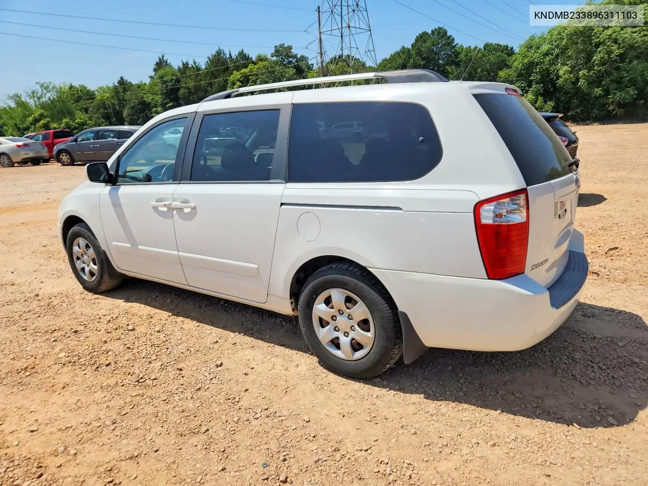 2009 Kia Sedona Lx VIN: KNDMB233896311103 Lot: 59305136