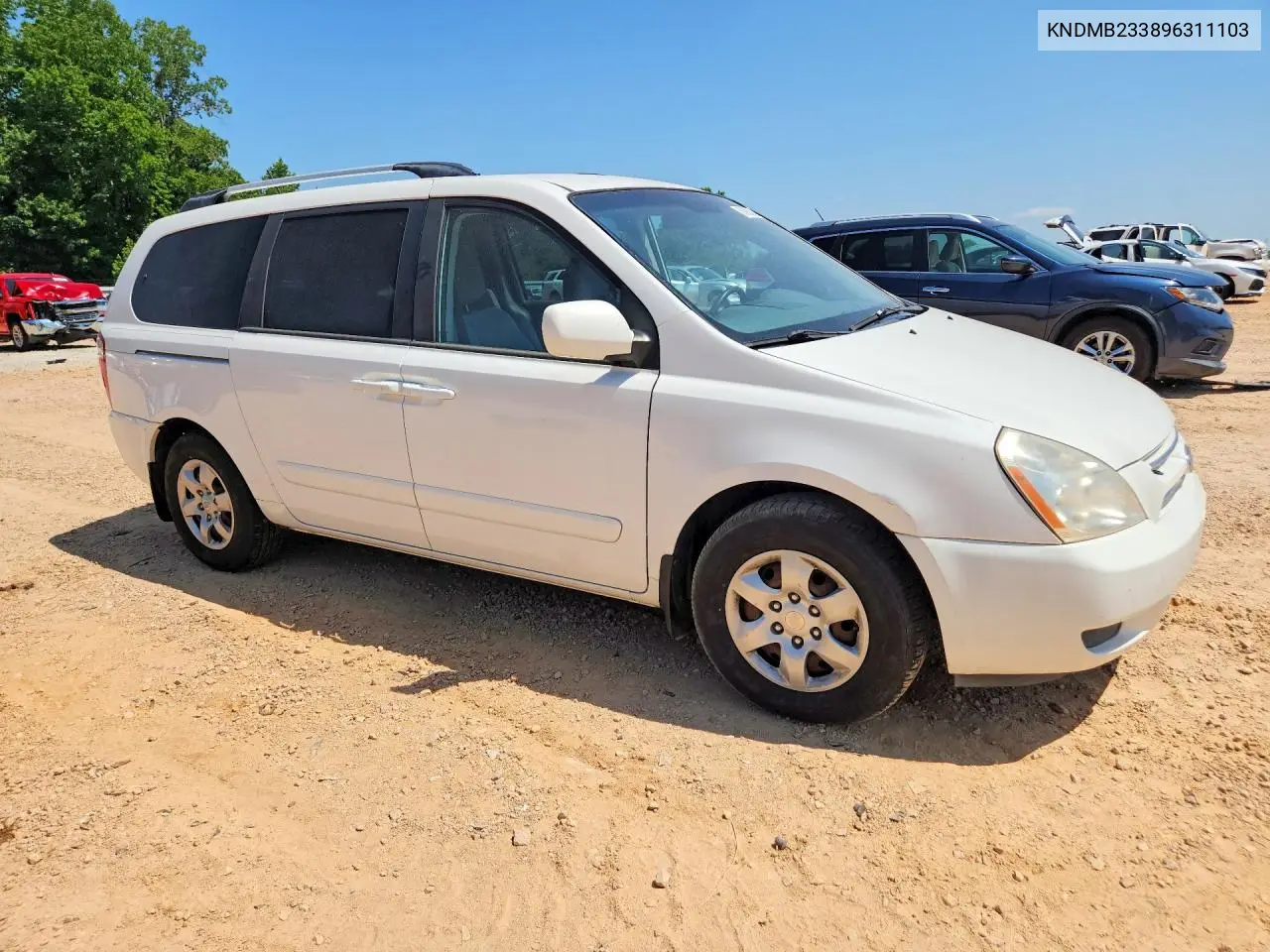 2009 Kia Sedona Lx VIN: KNDMB233896311103 Lot: 59305136