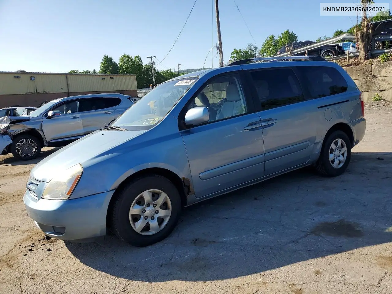 2009 Kia Sedona Lx VIN: KNDMB233096320071 Lot: 59574406