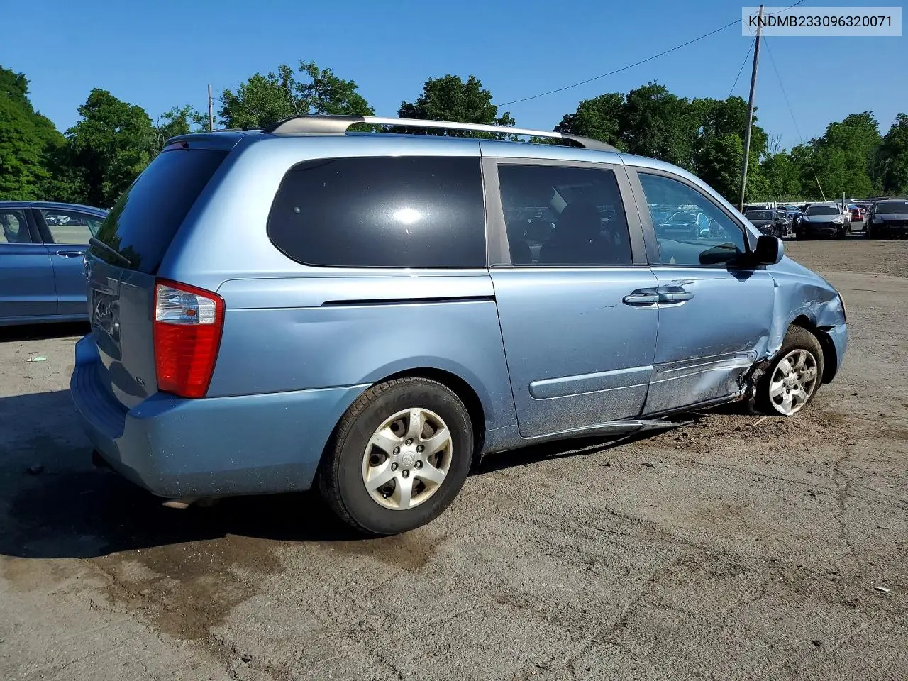 2009 Kia Sedona Lx VIN: KNDMB233096320071 Lot: 59574406