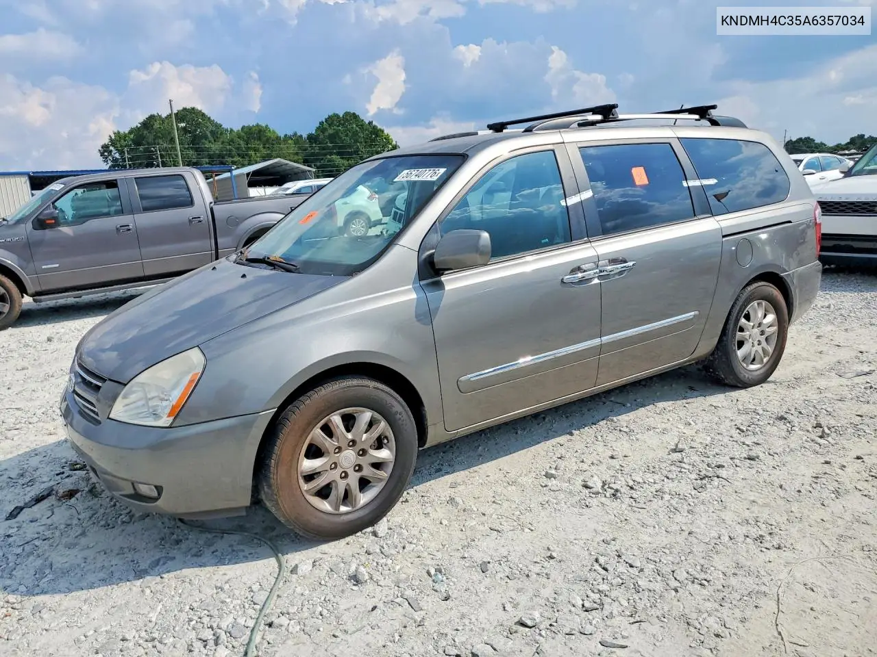 2010 Kia Sedona Ex VIN: KNDMH4C35A6357034 Lot: 56740776