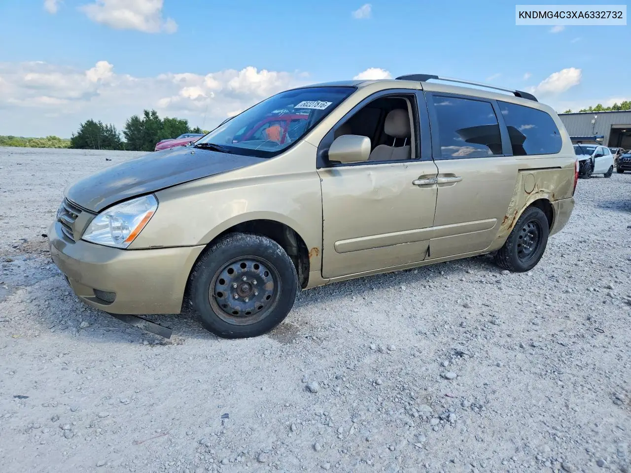 2010 Kia Sedona Lx VIN: KNDMG4C3XA6332732 Lot: 60227816