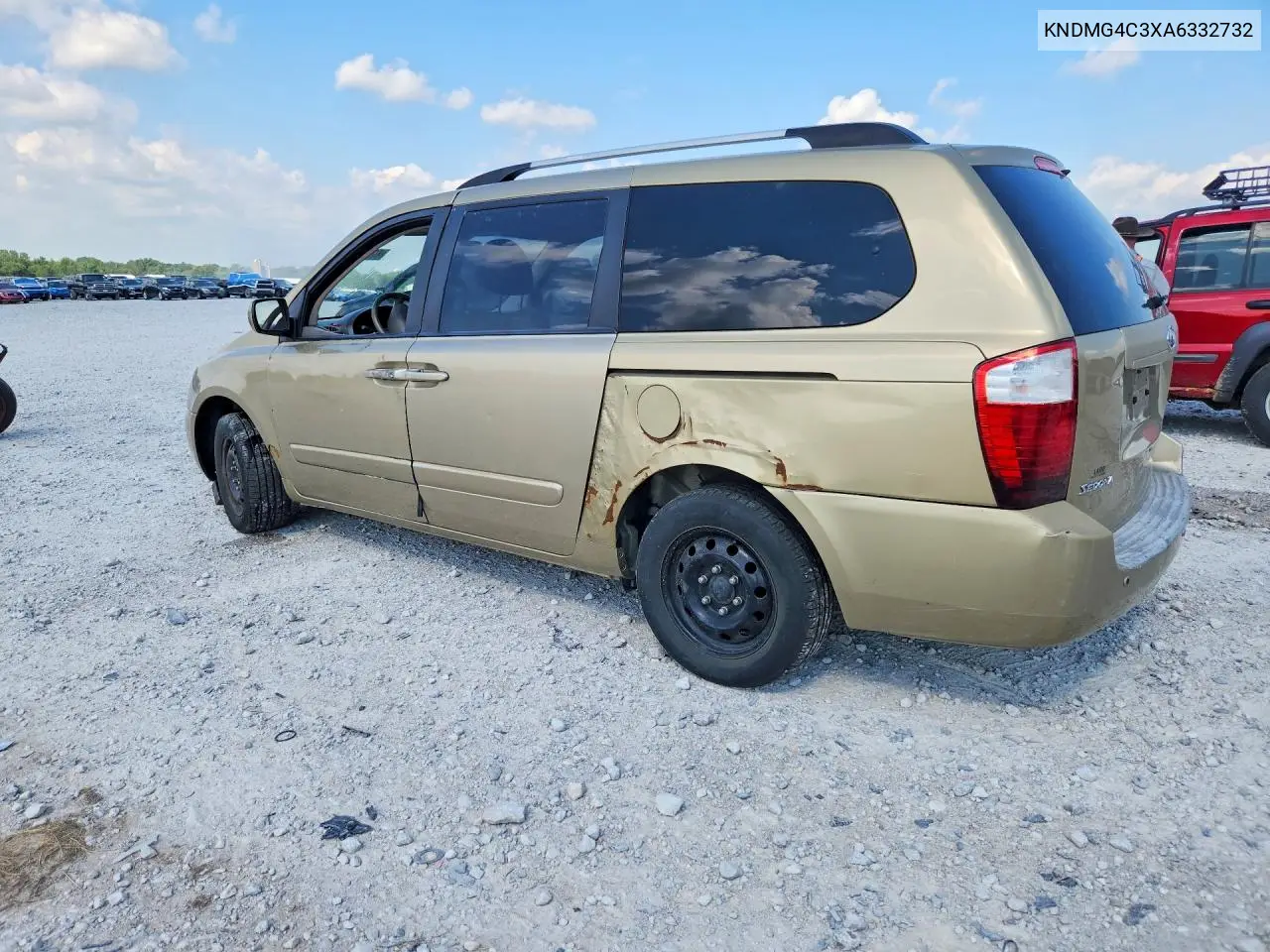 2010 Kia Sedona Lx VIN: KNDMG4C3XA6332732 Lot: 60227816