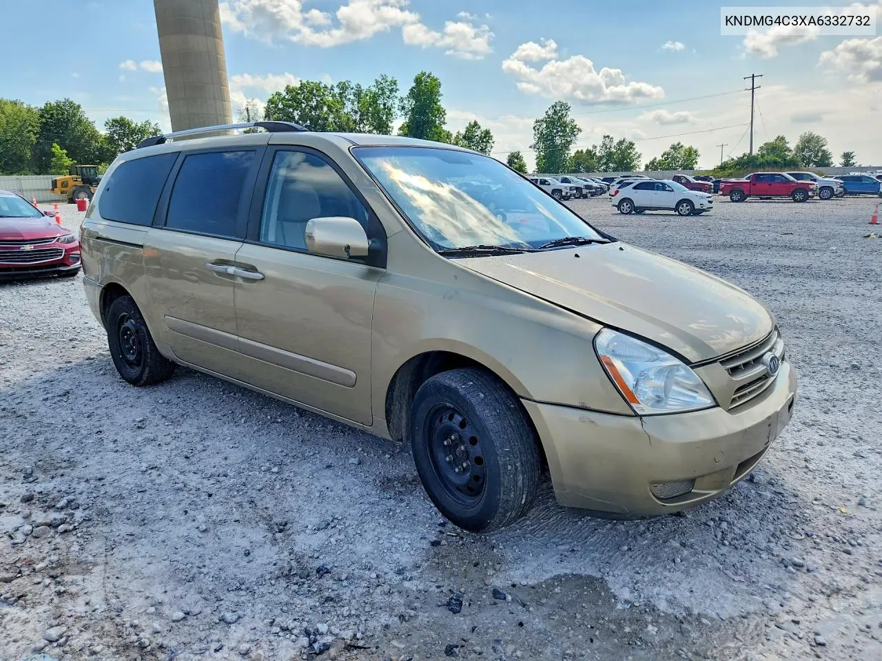 2010 Kia Sedona Lx VIN: KNDMG4C3XA6332732 Lot: 60227816