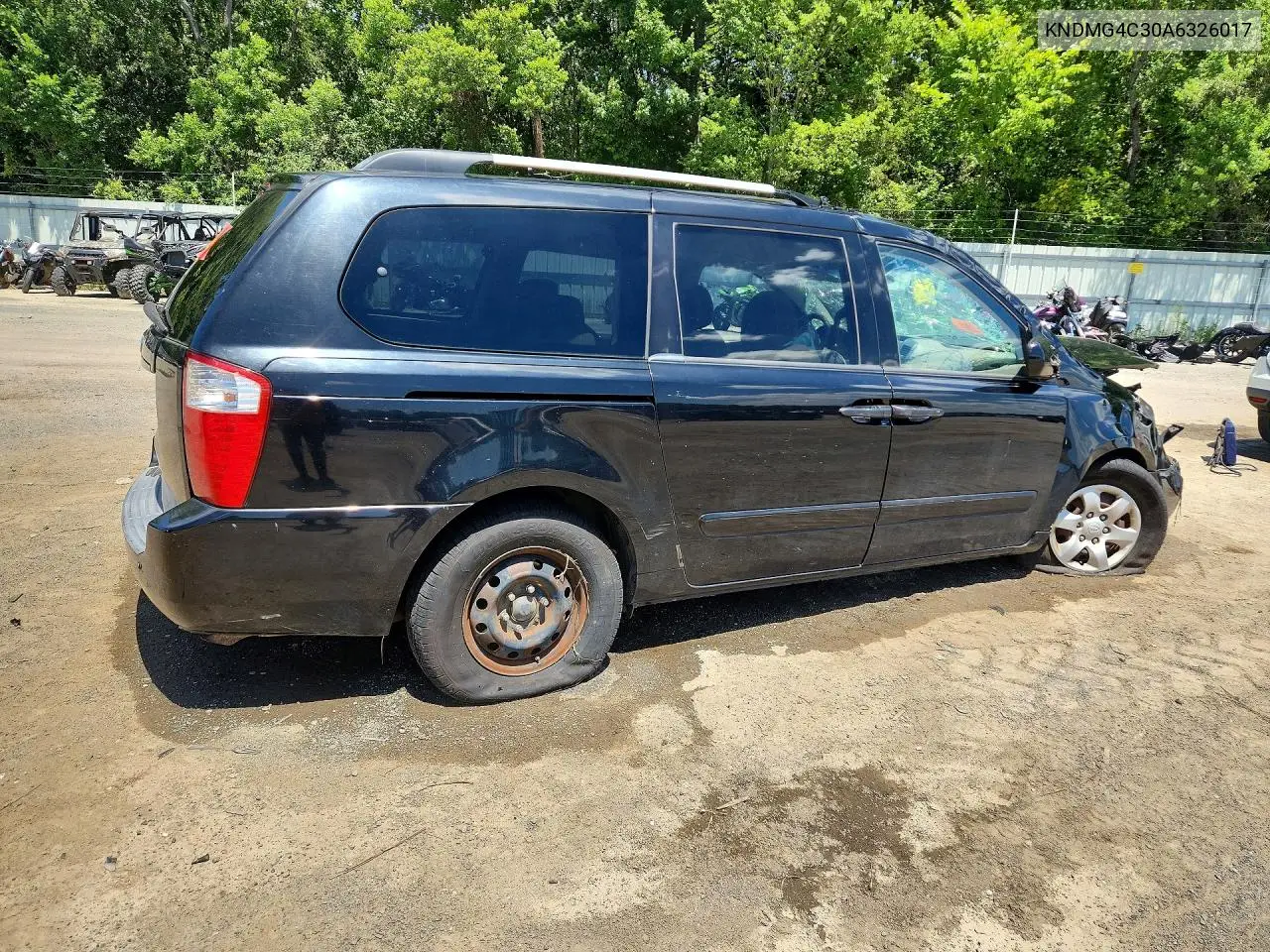 2010 Kia Sedona Lx VIN: KNDMG4C30A6326017 Lot: 60627676