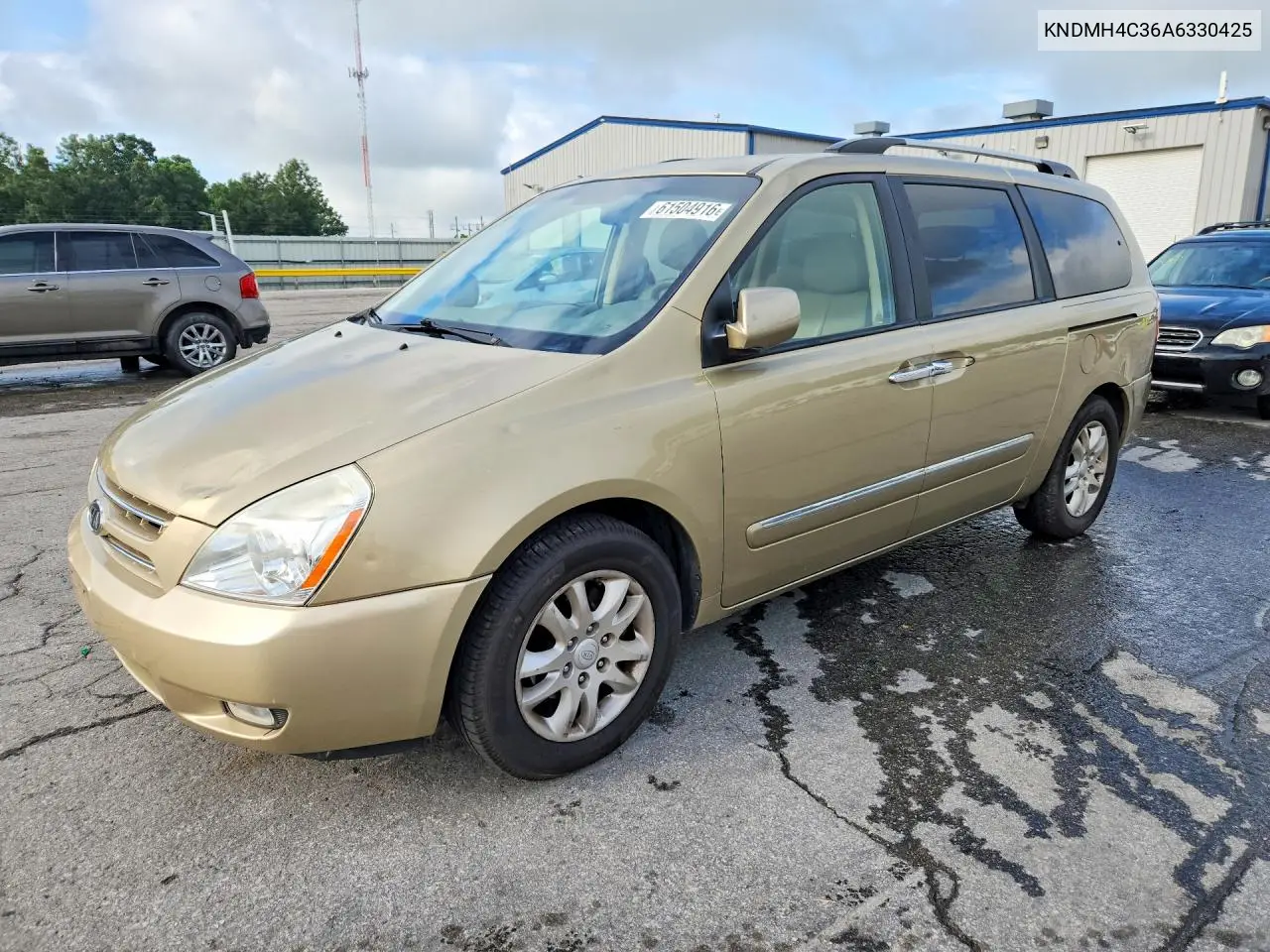 2010 Kia Sedona Ex VIN: KNDMH4C36A6330425 Lot: 61504916