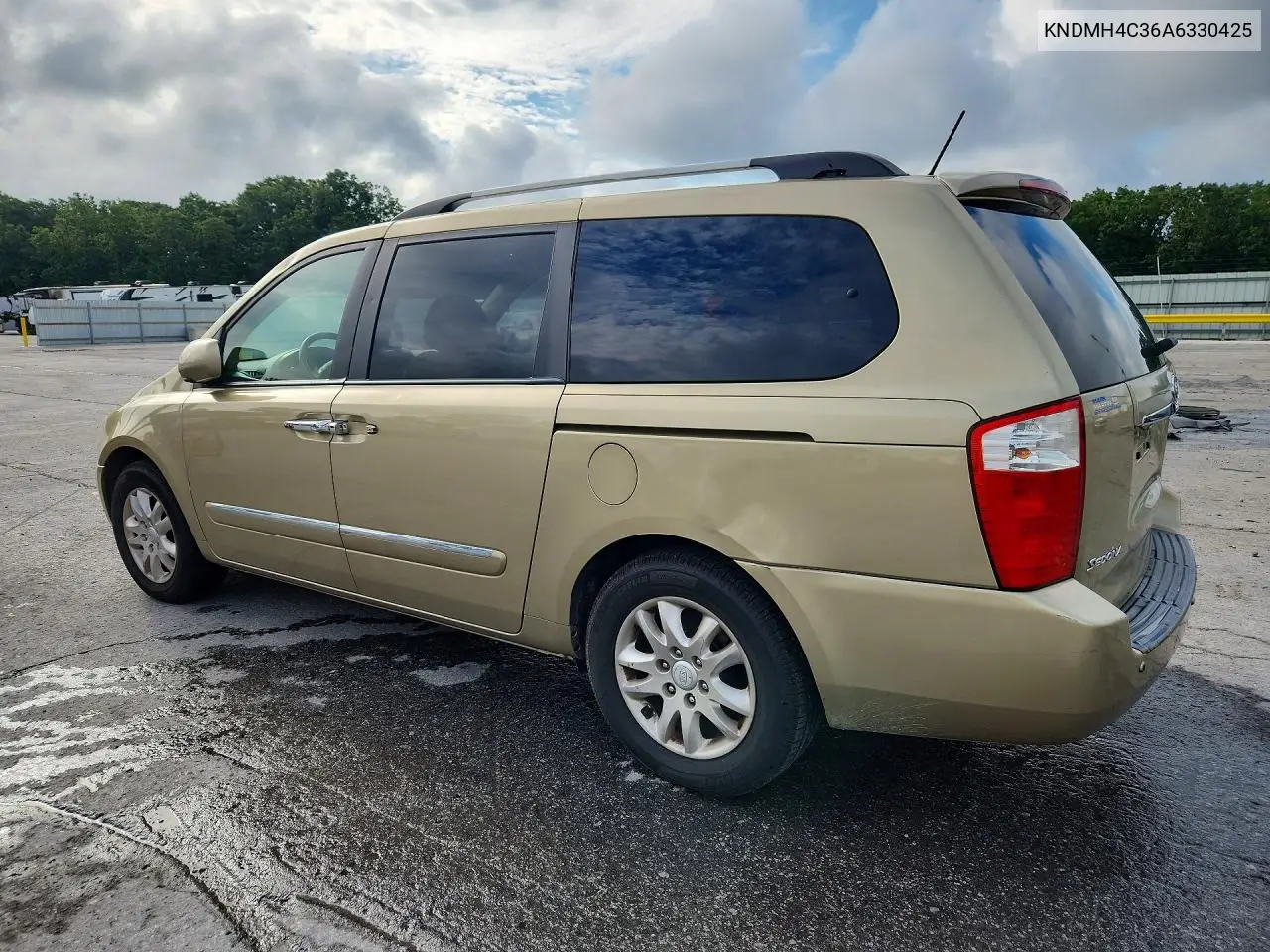 2010 Kia Sedona Ex VIN: KNDMH4C36A6330425 Lot: 61504916
