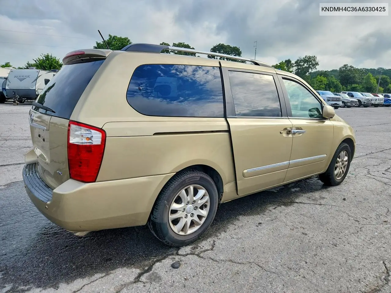 2010 Kia Sedona Ex VIN: KNDMH4C36A6330425 Lot: 61504916