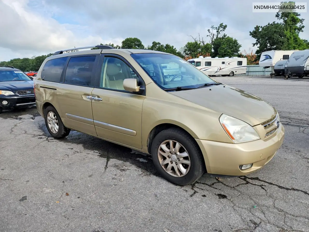 2010 Kia Sedona Ex VIN: KNDMH4C36A6330425 Lot: 61504916