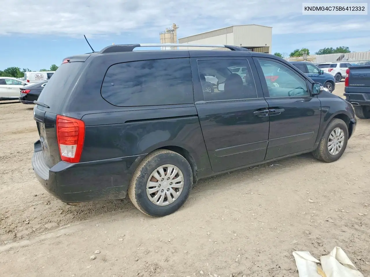 2011 Kia Sedona Lx VIN: KNDMG4C75B6412332 Lot: 54431126