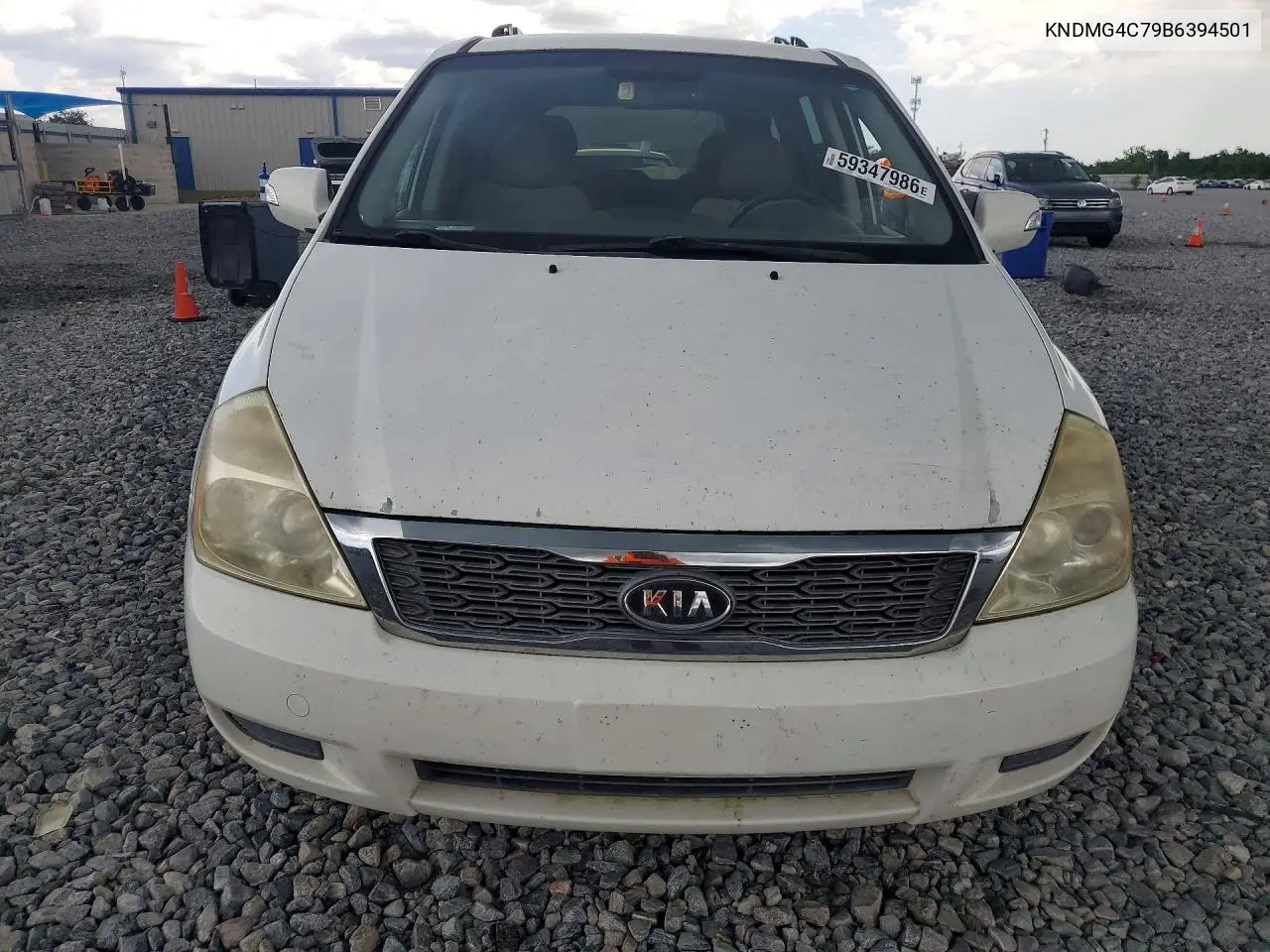 2011 Kia Sedona Lx VIN: KNDMG4C79B6394501 Lot: 59347986