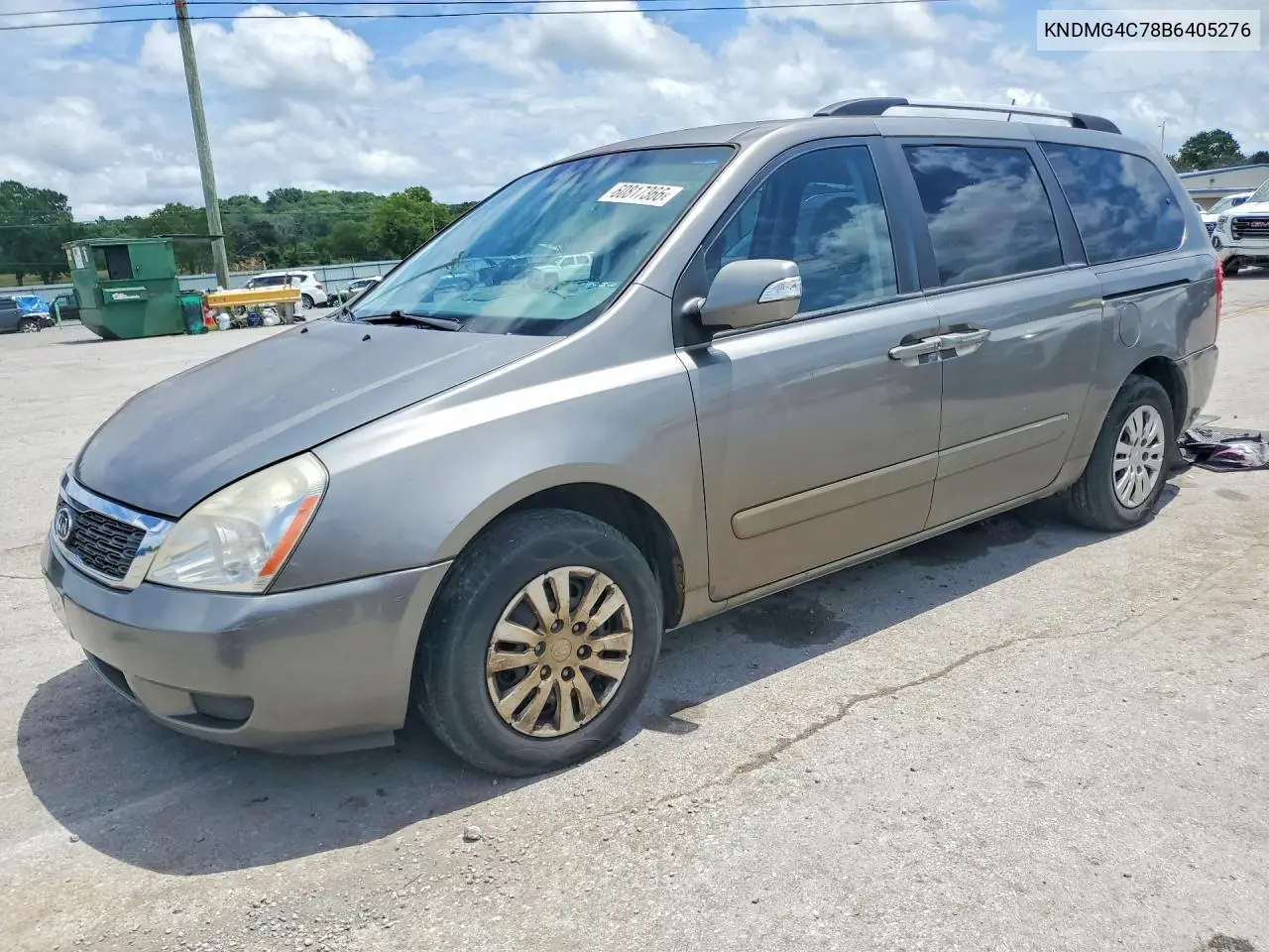 2011 Kia Sedona Lx VIN: KNDMG4C78B6405276 Lot: 60817366