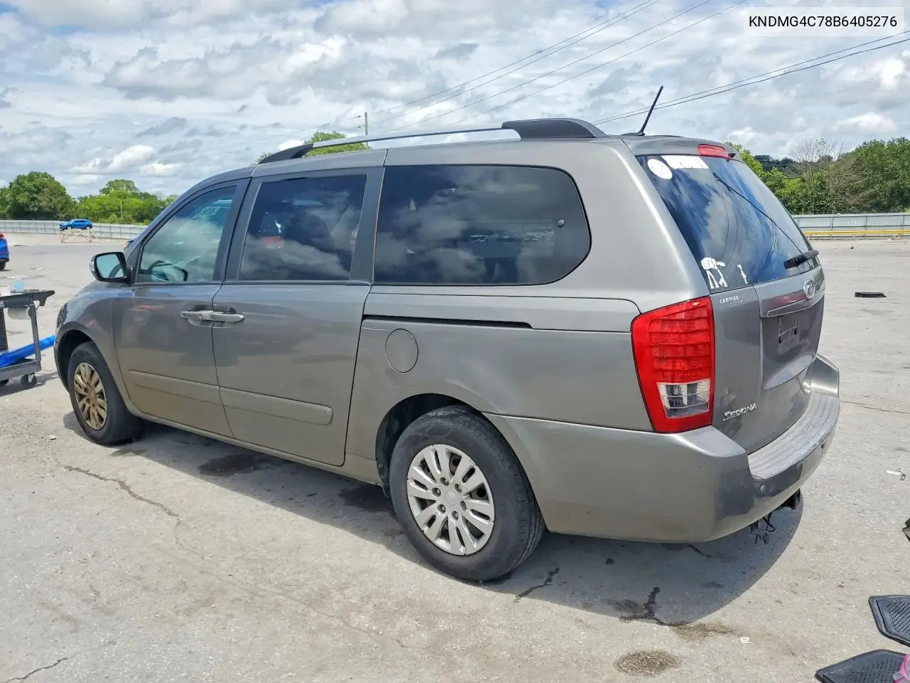 2011 Kia Sedona Lx VIN: KNDMG4C78B6405276 Lot: 60817366