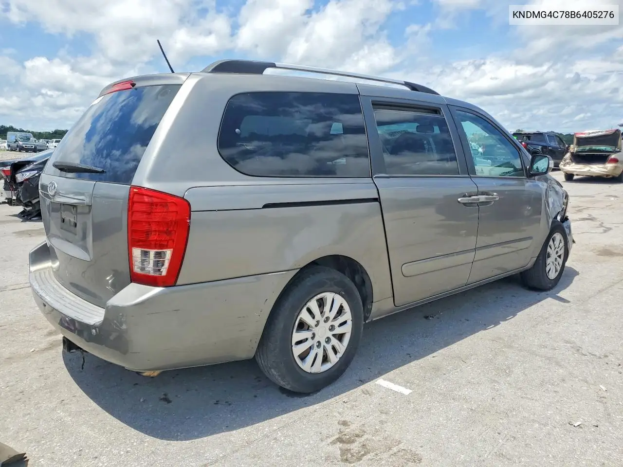 2011 Kia Sedona Lx VIN: KNDMG4C78B6405276 Lot: 60817366