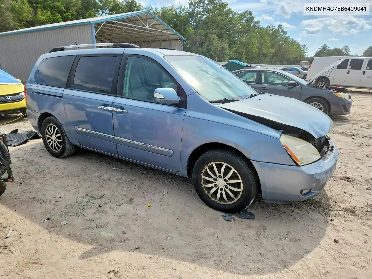 2011 Kia Sedona Ex VIN: KNDMH4C75B6409041 Lot: 61231586