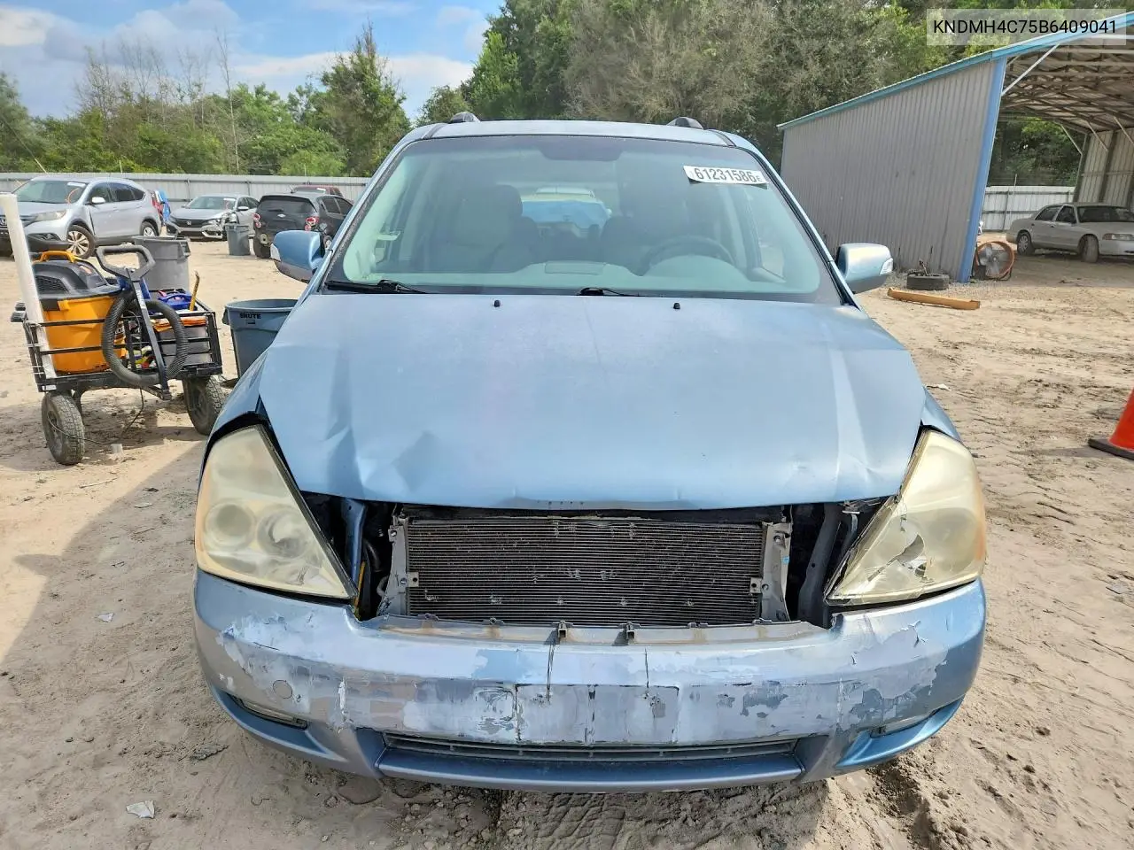 2011 Kia Sedona Ex VIN: KNDMH4C75B6409041 Lot: 61231586