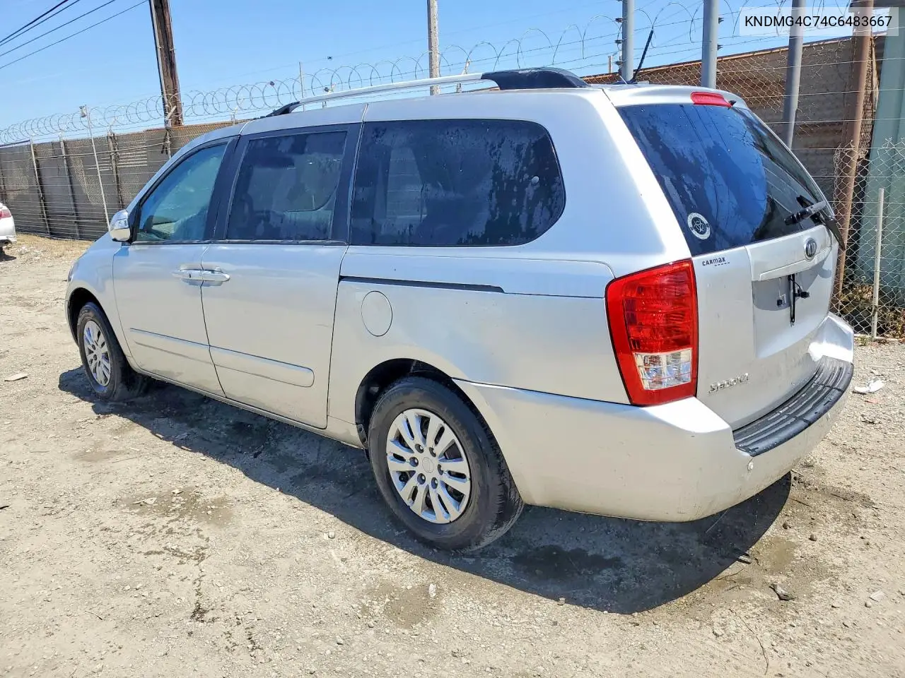KNDMG4C74C6483667 2012 Kia Sedona Lx