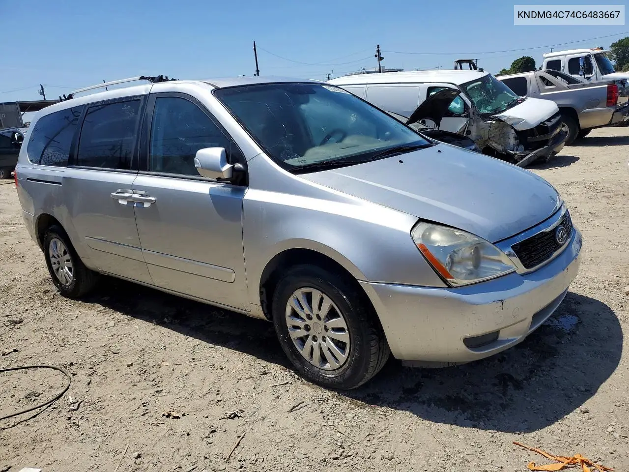 KNDMG4C74C6483667 2012 Kia Sedona Lx