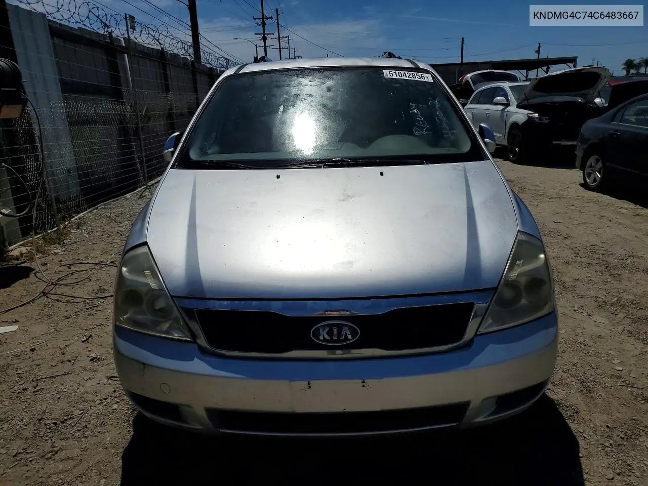 KNDMG4C74C6483667 2012 Kia Sedona Lx