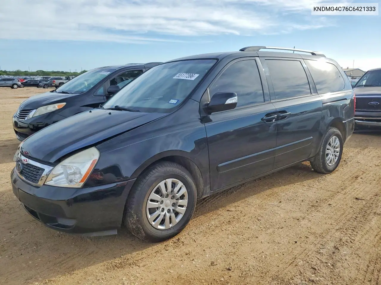 2012 Kia Sedona Lx VIN: KNDMG4C76C6421333 Lot: 55177396