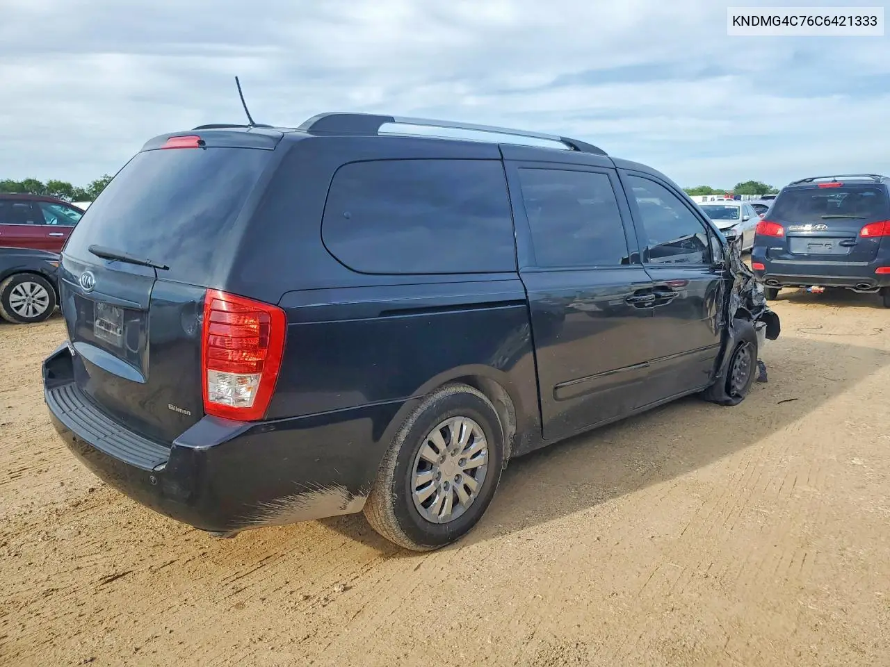 2012 Kia Sedona Lx VIN: KNDMG4C76C6421333 Lot: 55177396