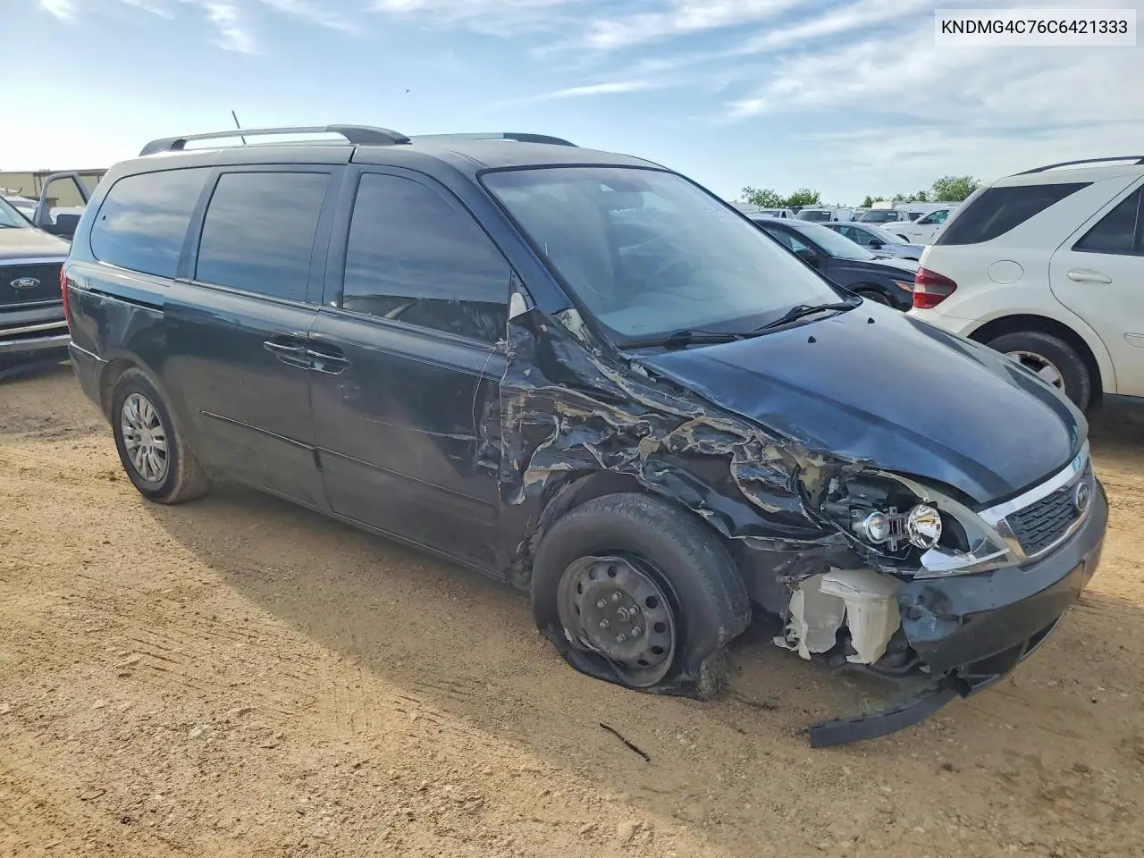 2012 Kia Sedona Lx VIN: KNDMG4C76C6421333 Lot: 55177396