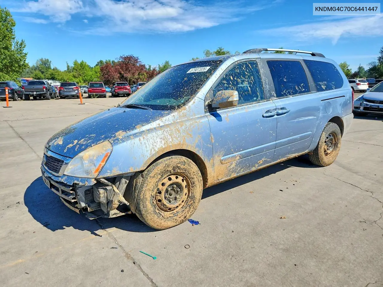 2012 Kia Sedona Lx VIN: KNDMG4C70C6441447 Lot: 57907326