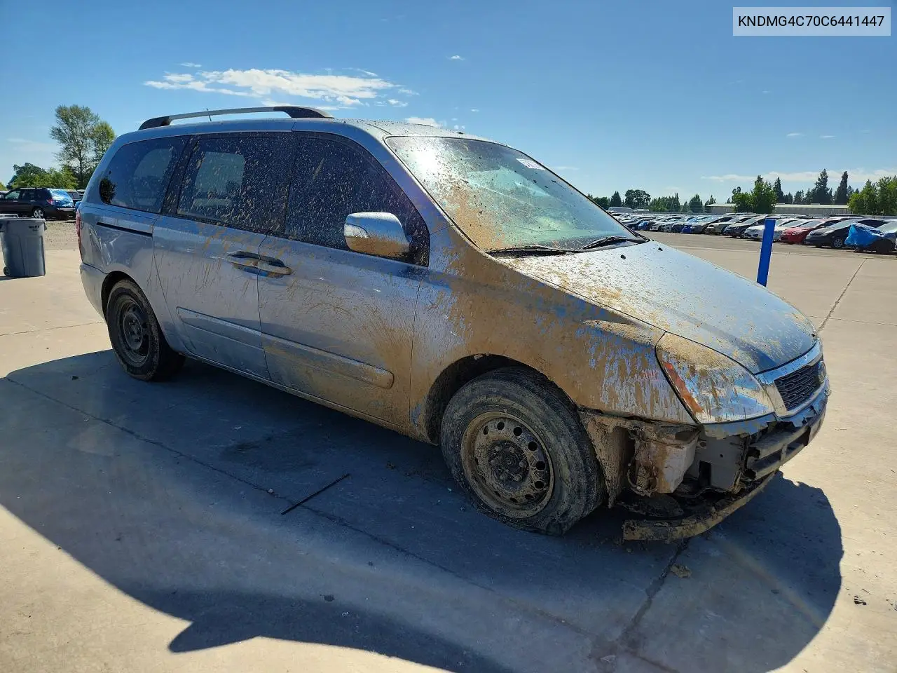 2012 Kia Sedona Lx VIN: KNDMG4C70C6441447 Lot: 57907326